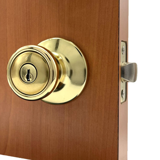 Keyed Entry Locks | MFS Supply - 3/4 View Outside of Door